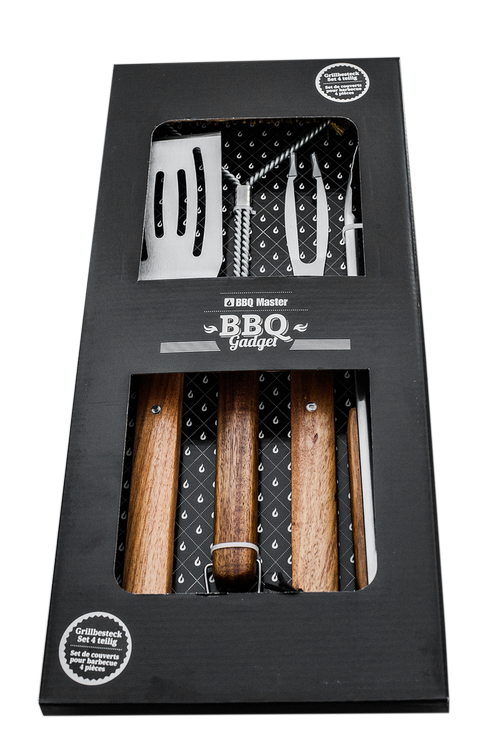 Grillbesteck Set 4 teilig