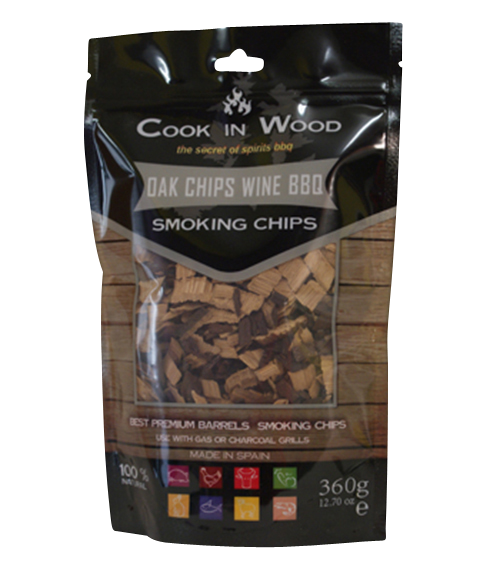 Oak Chips Wine BBQ Chips / Räucher Chips